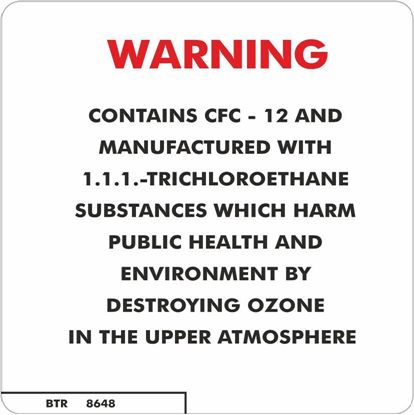 Picture of Land Rover Defender Battery Warning Decal / Sticker