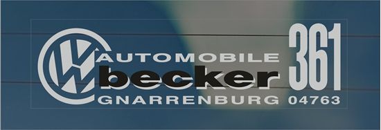 Picture of Automobile becker - Gnarrenburg Dealer rear glass Sticker