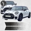 Picture of Gloss Black / Transparent OEM spec Mini F65 / F66 Cooper S Bonnet Stripes / Stickers