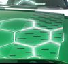 Picture of Gloss Black / Transparent OEM spec Mini F65 / F66 Cooper S Bonnet Stripes / Stickers