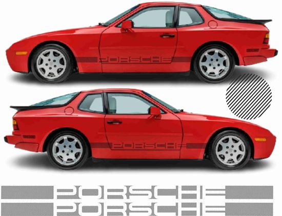 Picture of 924 / 944 side Gradient Stripes
