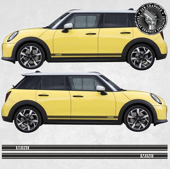 Picture of Mini F65 5 Door side Stripes / Stickers