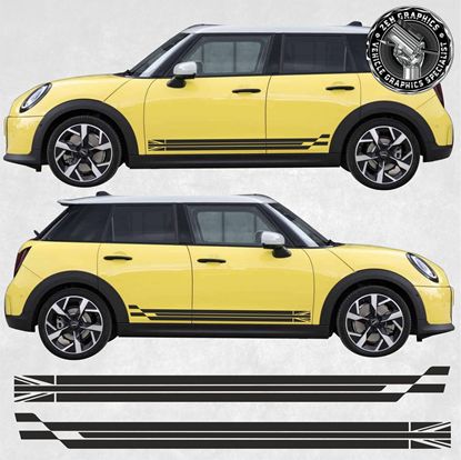 Picture of Mini F65 5 Door side Stripes / Stickers