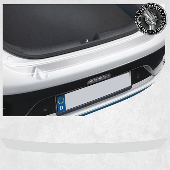 Picture of Hyundai Ioniq 2016 - 2022 rear Bumper Protection Vinyl EXACT FACTORY FIT