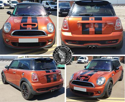 Picture of Mini R56 Cooper S Dual Sport Bonnet and rear Stripes