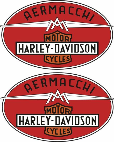 Picture of Harley Davidson Aermacchi Decals / Stickers