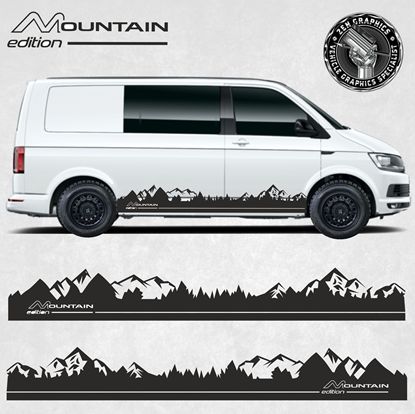 Picture of VW T5 / T6 Mountain Edition side Decals / Stickers