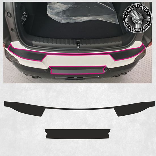 Picture of Mini U25 Countryman rear Bumper Protector Vinyls