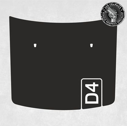 Picture of Discovery 4 D4 Bonnet Decal / Vinyl - LONG
