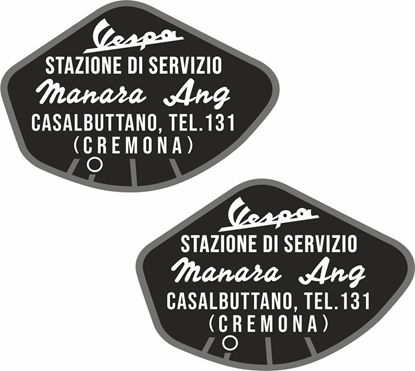 Picture of Manara Ang Vespa / Lambretta Scooter Dealer Decals / Stickers