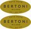 Picture of Bertoni Milano Auto Moto Vespa / Lambretta Scooter Dealer Decals / Stickers