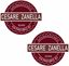 Picture of Cesare Zanella Scho Vespa / Lambretta Scooter Dealer Decals / Stickers