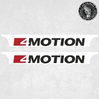 Picture of Amarok 4 Motion replacement side Bed Stickers / Decals