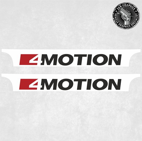 Picture of Amarok 4 Motion replacement side Bed Stickers / Decals