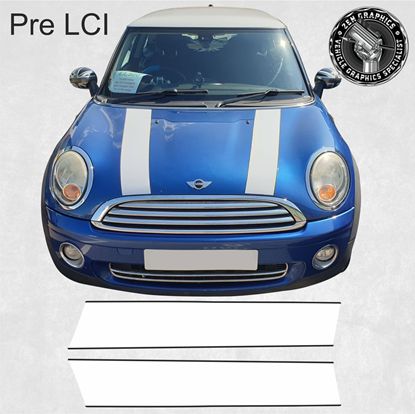 Picture of Mini Cooper Pre LCi R55 / R56  Bonnet stripes