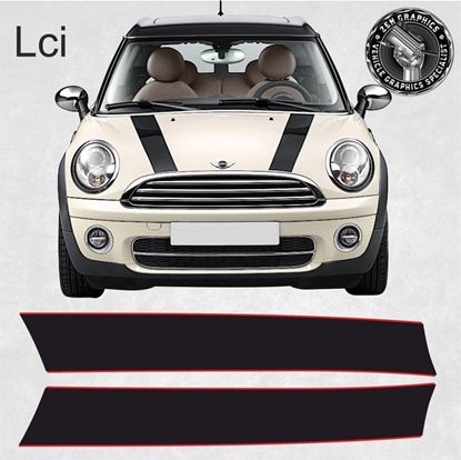 Picture of Mini Cooper LCi R55 / R56 / R57 / R58 / R59 Bonnet  Stripes