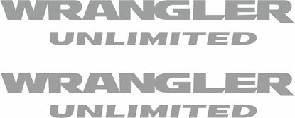 Picture of Jeep Wrangler Unlimited side Fender Decals / Stickers
