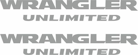 Picture of Jeep Wrangler Unlimited side Fender Decals / Stickers