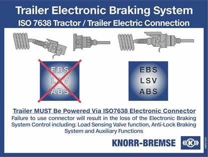 Picture of Knorr Bremse Braking System  /  Trailer replacement Decals  / Stickers