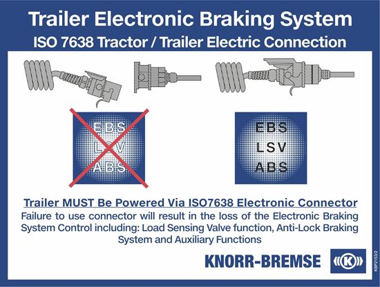 Picture of Knorr Bremse Braking System  /  Trailer replacement Decals  / Stickers