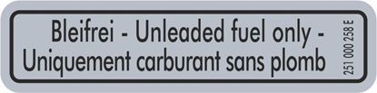 Picture of T25 / T3 Unleaded Fuel only replacement Decal / Sticker