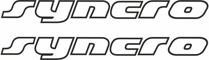 Picture of T4  Syncro replacement front Wing Decals / Stickers