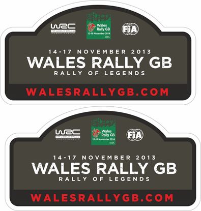 Picture of Wales Rally GB 2013 Decals / Stickers