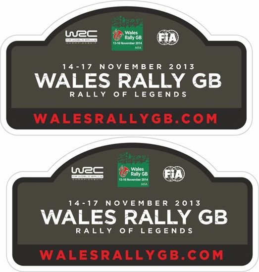 Picture of Wales Rally GB 2013 Decals / Stickers