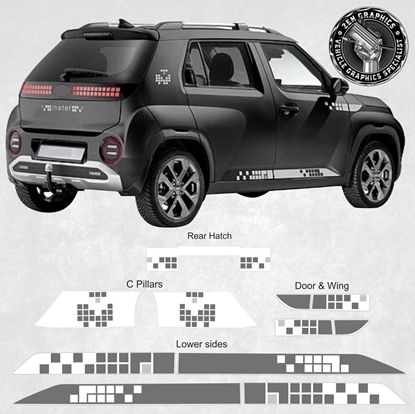 Picture of Hyundai inster Factory Pack Decals / Stickers