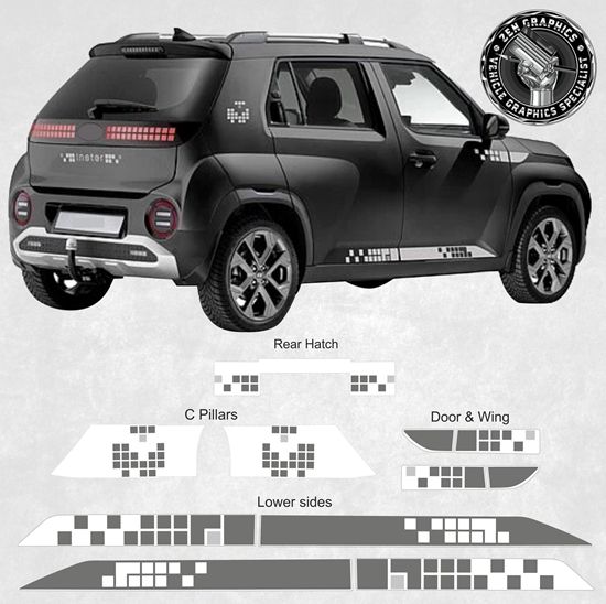 Picture of Hyundai inster Factory Pack Decals / Stickers