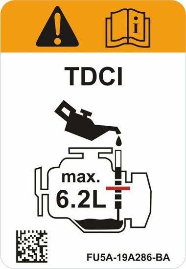 Picture of Ford Transit Connect 2012 - 2022 replacement Engine Bay Decal