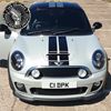 Picture of Mini R58 Cooper S / Cooper over the top Stripes  for Silver / Black Roof