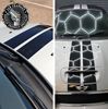 Picture of Mini R58 Cooper S / Cooper over the top Stripes  for Silver / Black Roof