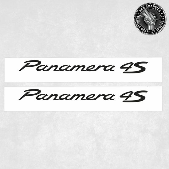 Picture of Panamera 4  4S lower side Door Decals