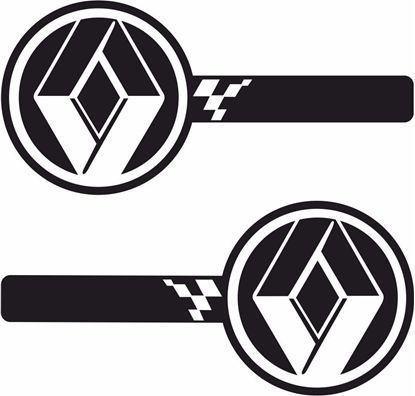 Picture of Renault Mirror cover or Panle Decals / Stickers
