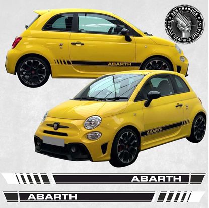 Picture of Fiat 595 Abarth side Stripes / Stickers  FACTORY FIT