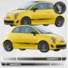 Picture of Fiat 500  Abarth side Stripes / Stickers  FACTORY FIT
