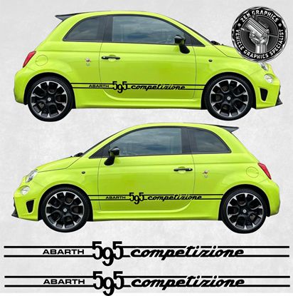 Picture of Fiat 595 Competizione Abarth side Stripes / Stickers