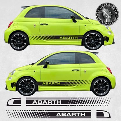 Picture of Fiat  500 / 595 Abarth side Stripes / Stickers