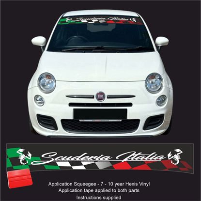 Picture of Fiat  500 / 595  Scuderia Italia Sunstrip /  Sticker