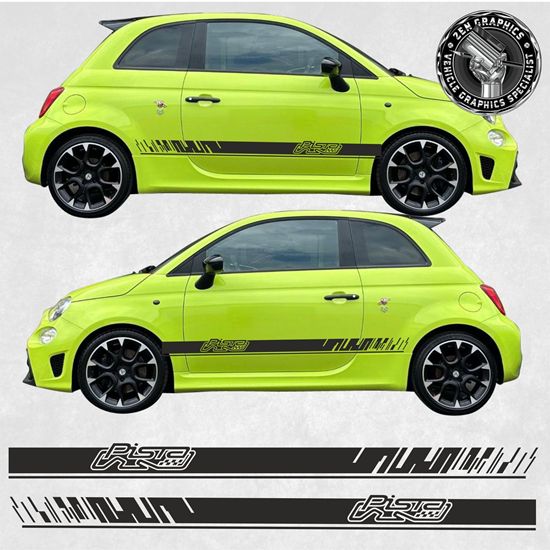 Picture of Fiat 595 Pista Abarth side Stripes / Stickers
