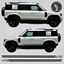 Picture of Defender 110 & 90 (new shape) side Stripes / Stickers