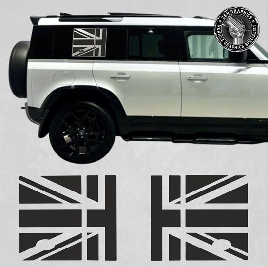 Picture of 2020 Defender 110 Union Jack side panel Stickers / Decals