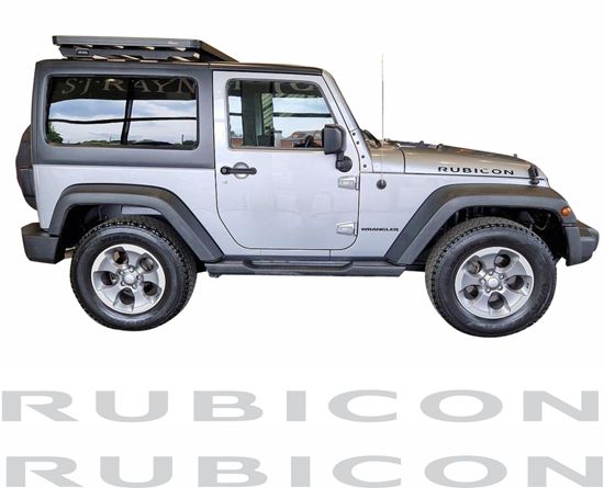 Picture of Jeep Rubicon side Bonnet Decals / Stickers
