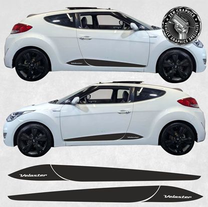 Picture of Hyundai Veloster 3 Door side Stripes / Stickers