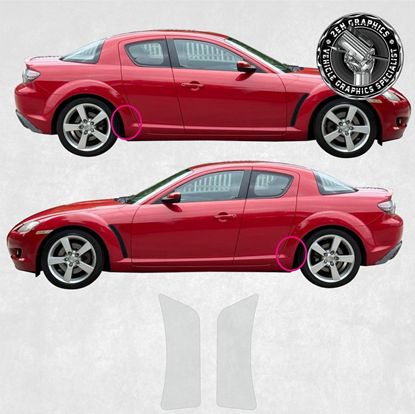 Picture of Mazda RX-8 side rear quarter Stone Guard PPF