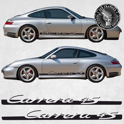 Picture of 996 Carrera 4S side Stripes