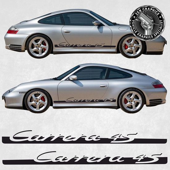 Picture of 996 Carrera 4S side Stripes