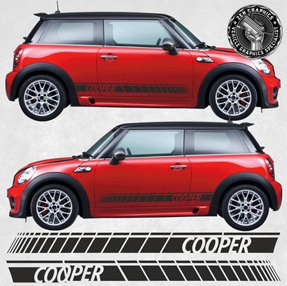 Picture of Mini R56 / R57 / R58 / R59 Cooper Factory side Stripes