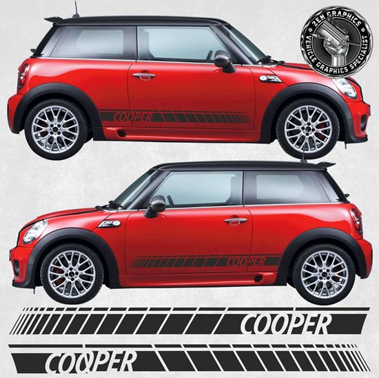 Picture of Mini R56 / R57 / R58 / R59 Cooper Factory side Stripes